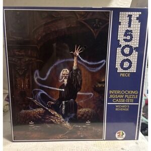 Wizards Revenge 1500 Piece Jigsaw Puzzle USA American Publishing 1989 NEW Sealed